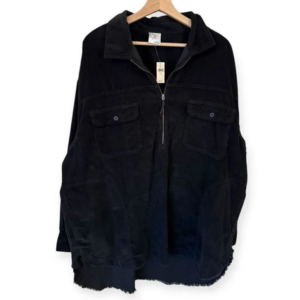 Aerie Corduroy Half Zip Pullover